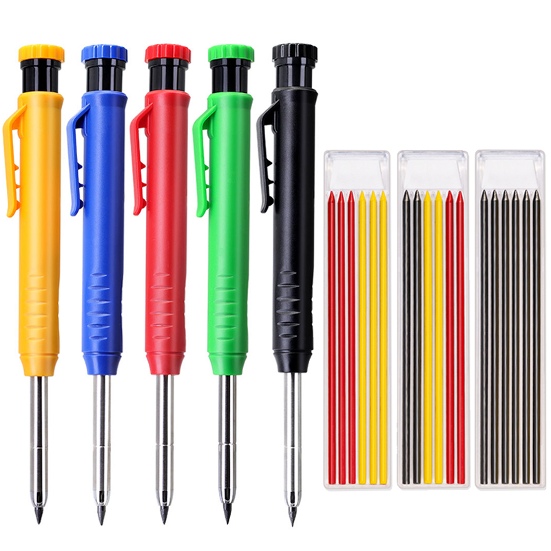 Staedtler Pencil Lumocolor - Juego de lápices de carpintero sólidos,
