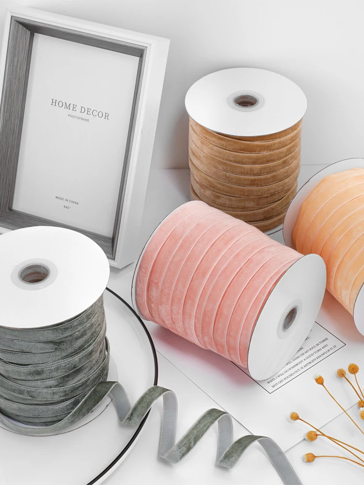 Velvet Ribbon Roll - Rollo de cinta de terciopelo de