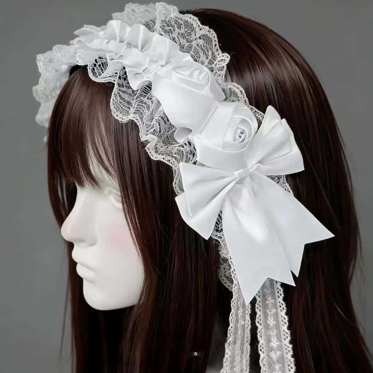 Tassel Fringe Trim - Diademas de Encaje Estilo Lolita Gótica