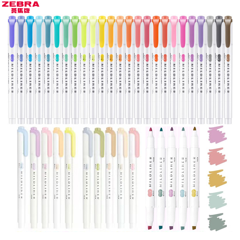 Zebra Pen Sarasa - Rotuladores resaltadores ZEBRA MILDLINER WKT7, marcadores