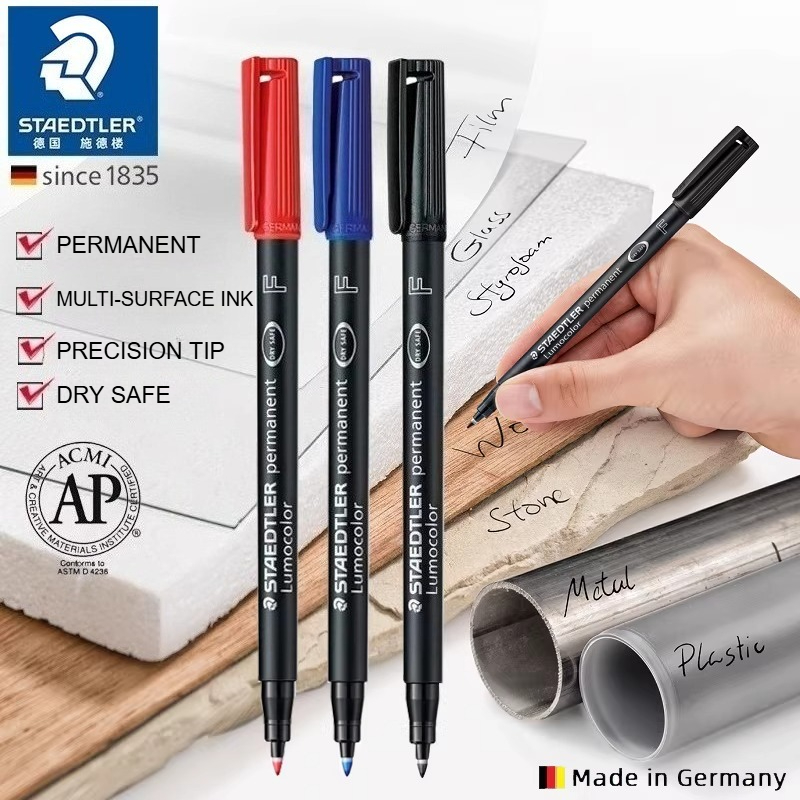 Staedtler Pencil Lumocolor - 1 bolígrafo universal Staedtler Lumocolor, punta
