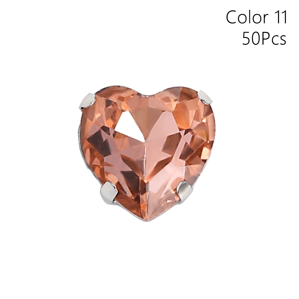 Sew On Rhinestone - Paquete de 50 Piezas de Diamantes