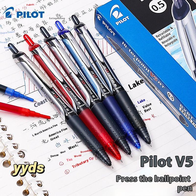 Bolígrafo de Gel retráctil Pil - Pilot Pen V5 reseña y precio