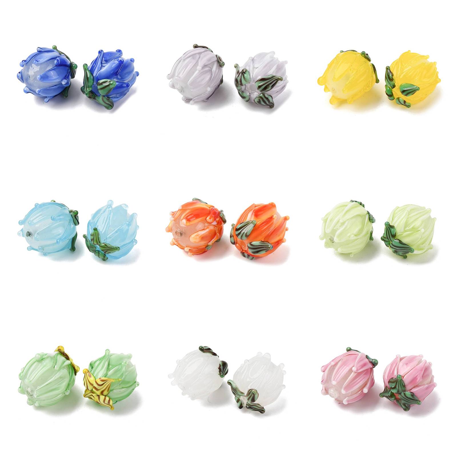 20 piezas de cuentas de tulipá - Embellishment Crafts reseña y precio