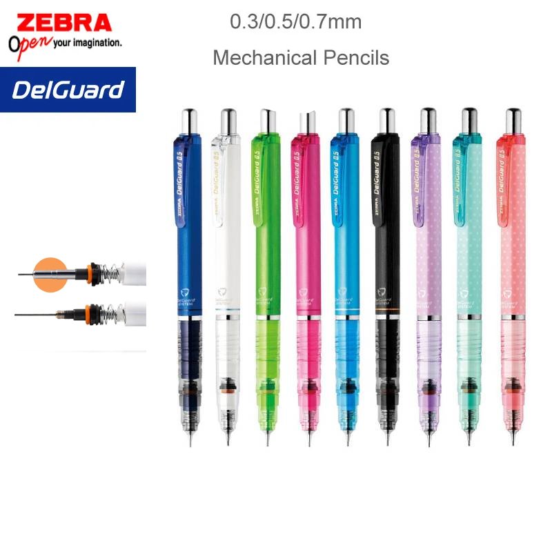 Lápiz mecánico ZEBRA DelGuard, - Zebra Pen Sarasa reseña y precio