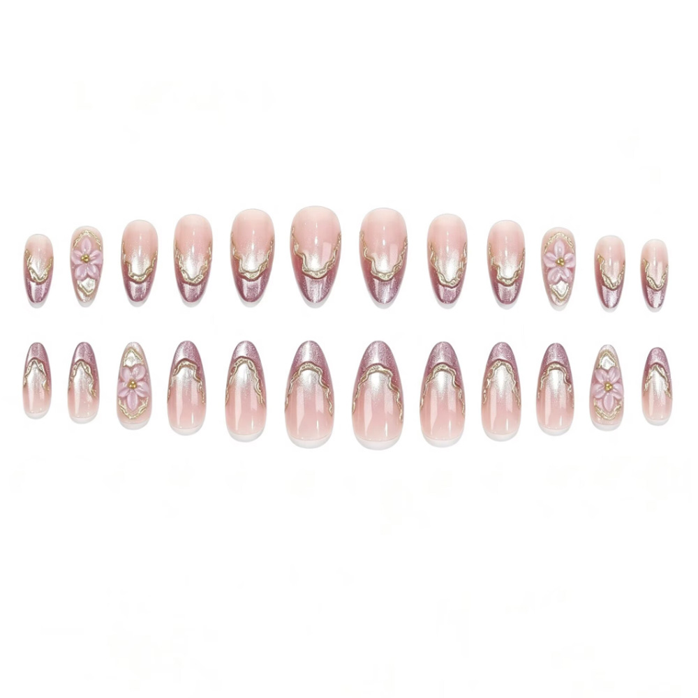 Uñas Postizas 3D con Diseño de - Embroidery Embellishments reseña y precio
