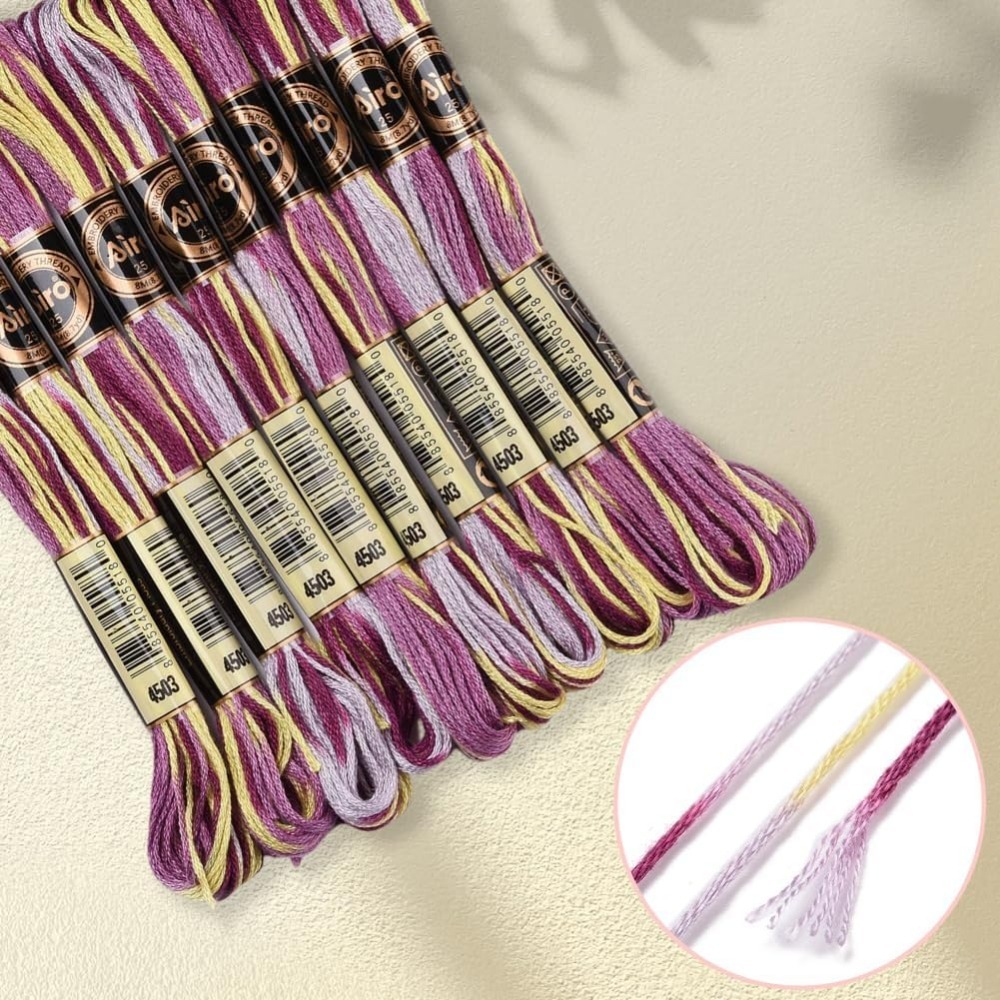 6 hebras de hilo de bordar mor - Embroidery Embellishments reseña y precio