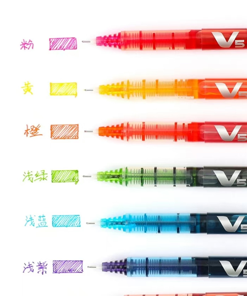 Bolígrafo Roller de tinta líqu - Pilot Pen V5 reseña y precio