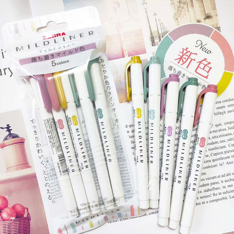 Nuevos marcadores resaltadores - Zebra Pen Sarasa reseña y precio