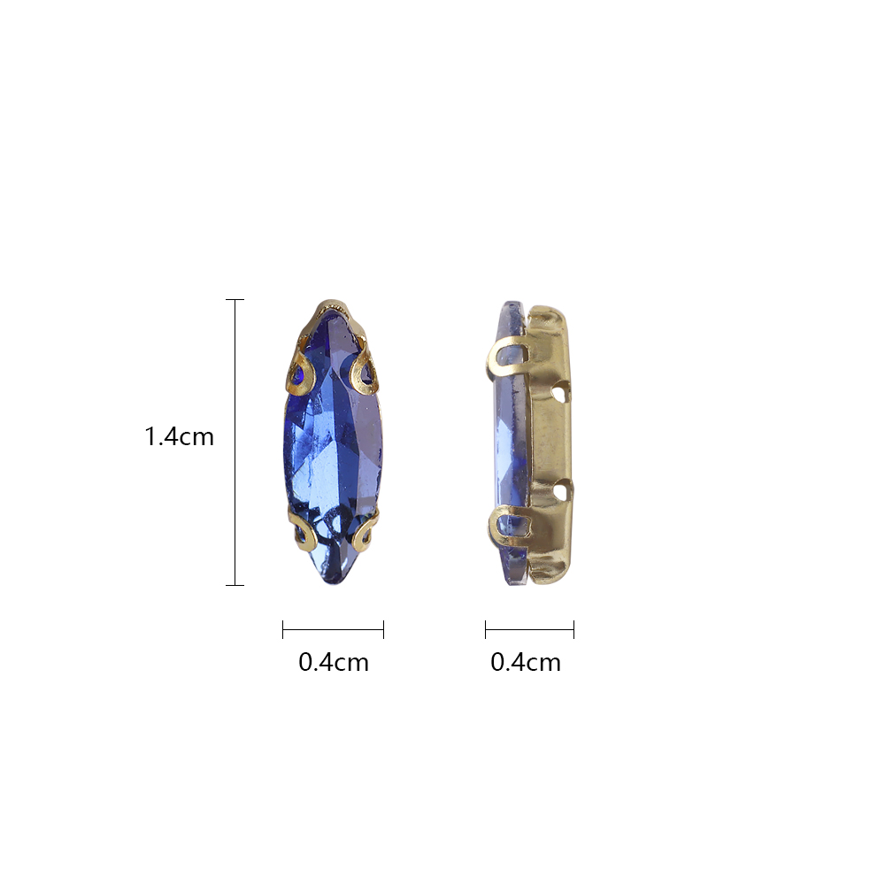 20 Piezas de Cristales de Vidr - Sew On Rhinestone reseña y precio