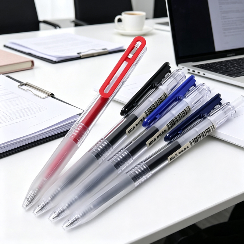 Bolígrafos de Gel Retráctiles  - Muji Stationery Gel Pen reseña y precio