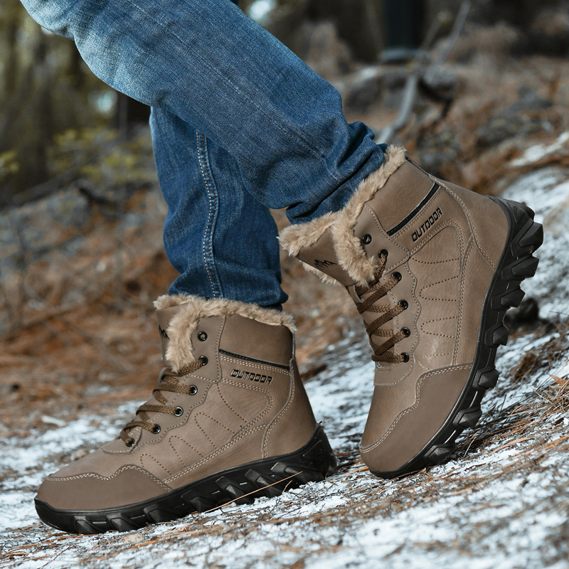 Botas de invierno para hombre, - Guipure Lace Panel reseña y precio