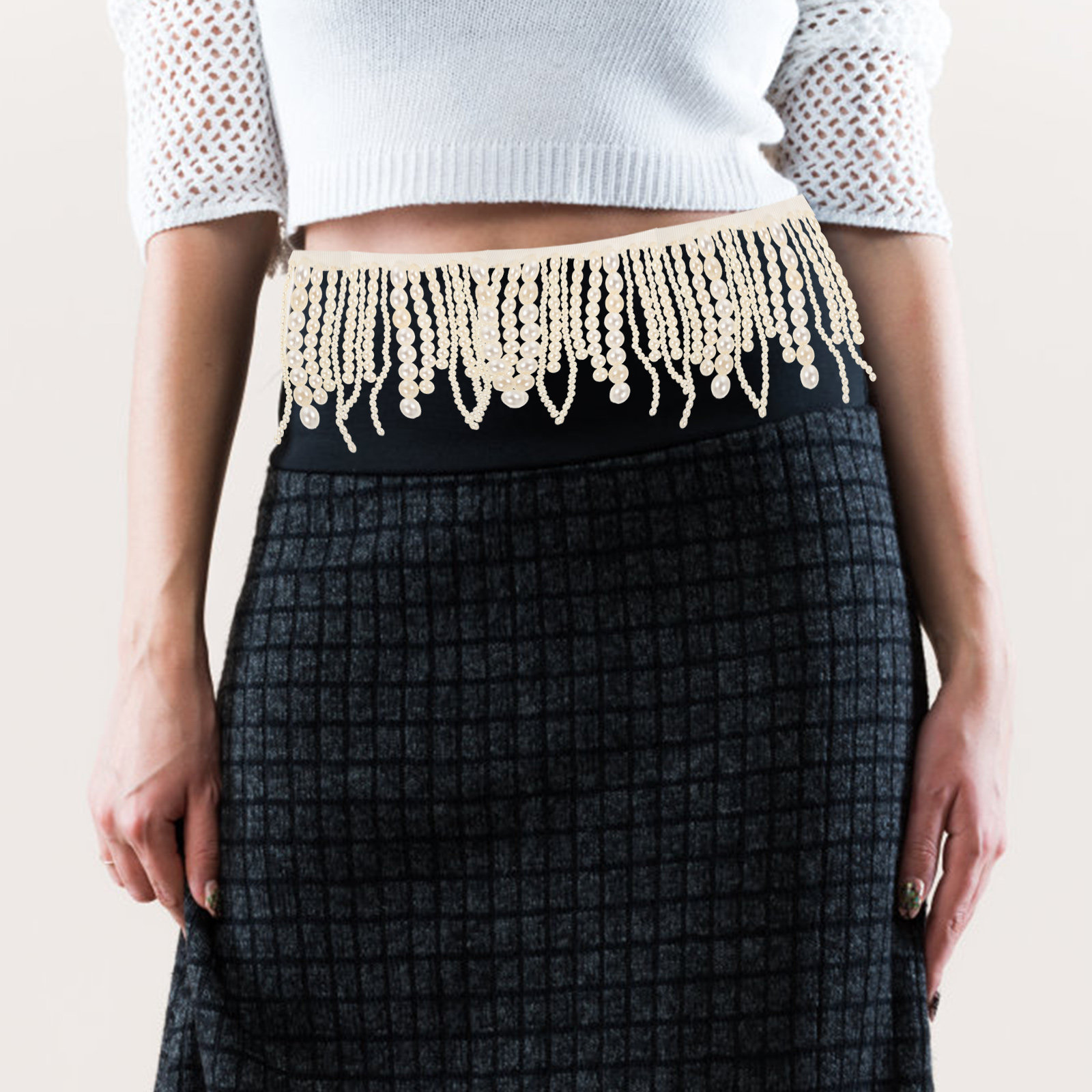 Adorno de Perlas para Ropa, Bo - Tassel Fringe Trim reseña y precio