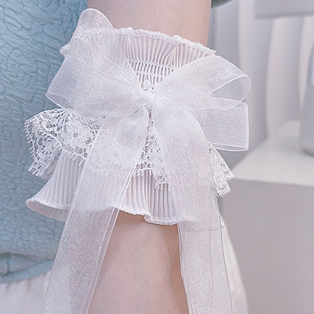 Calentadores de brazo con lazo - Elastic Lace Trim reseña y precio