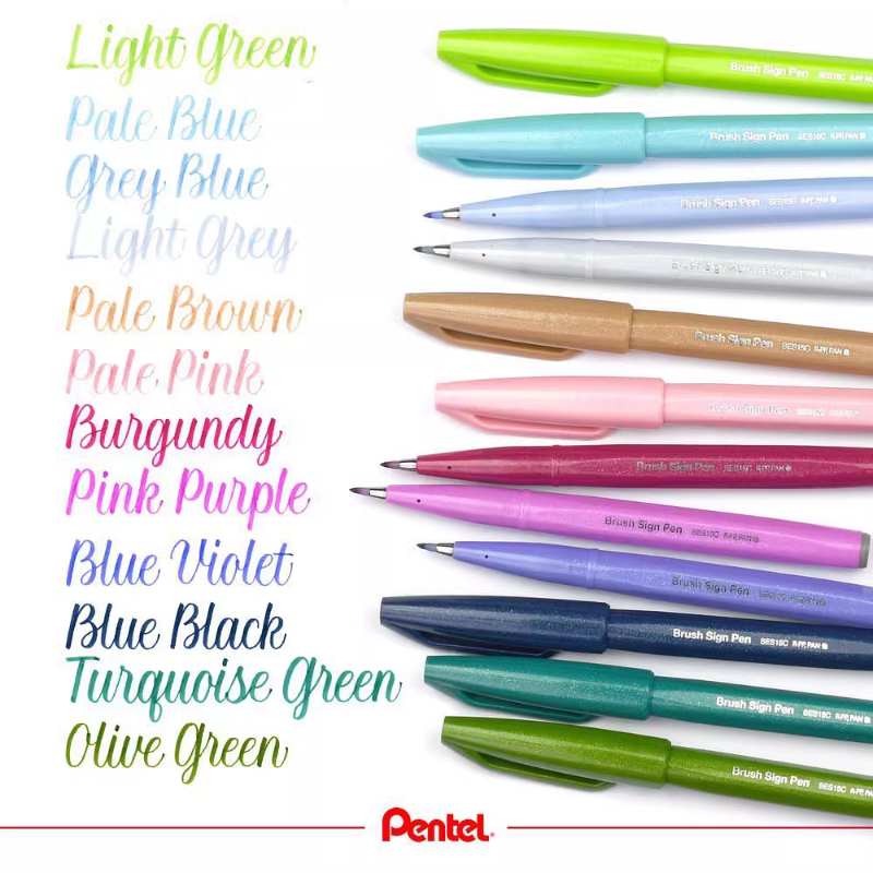Pentel Fude Brush-Bolígrafo co - Pentel Pen Sign Pen reseña y precio