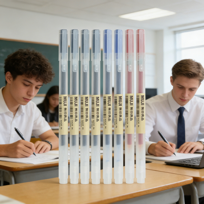 6/8 bolígrafos de gel estilo M - Muji Stationery Gel Pen reseña y precio